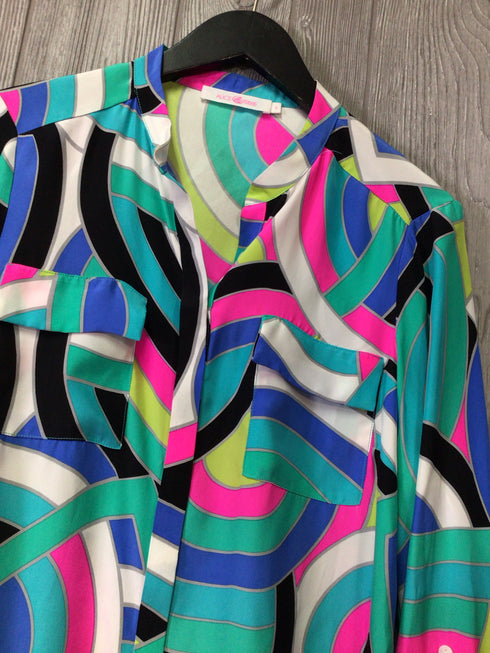 Alice & Trixie Blouse Silk Size Small